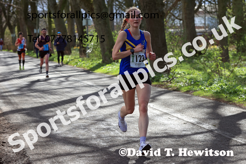 Senior Womens 6 Stage Road Relay, 2026 Northern Mens 12 and Womens 6 Stage Road Relays and Young Athletes 5k, Sheepmount Stadium, Carlisle. Photo: David T. Hewitson/Sports for All Pics